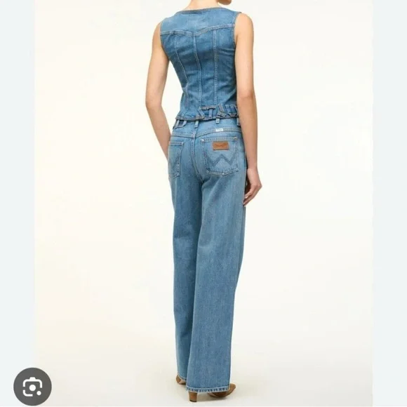 NWOT Staud x Wrangler collab loose fit jeans - Picture 3 of 8